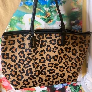 Leopard Coach Purse